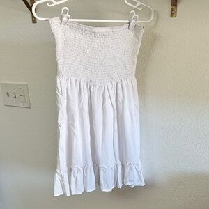 Tsher Tube Top Strapless Mini Dress For Women